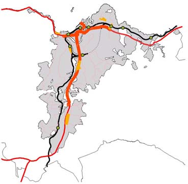 Lade/Leangen Tempe Tiller Planområdet Rotvoll Lade allé 3600 dekar 800 bosatte 5600 ansatte i 270 virksomheter Utvikling fra industri og