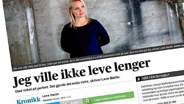 suicidologi nr 2/2016 51 FOTO: FAKSIMILE AFTENPOSTEN.NO Styrker og svakheter ved egen forskning. Denne studien er den andre i sitt slag i Norge etter Lamark et al. sin studie fra 2007.