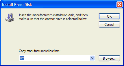 13. Under Installer skriverprogramvare klikker du på Har diskett. 14. I dialogboksen Installer fra disk klikker du på Bla gjennom. 15.