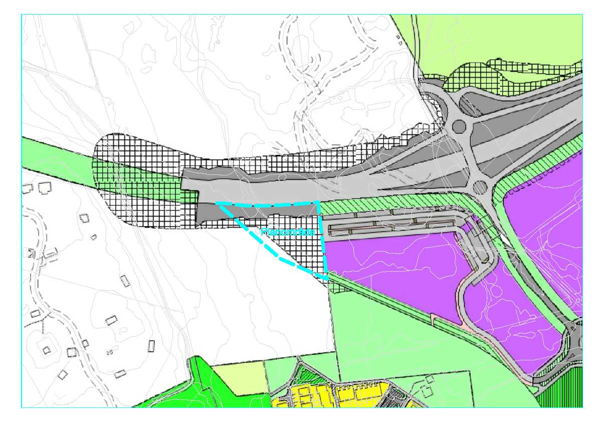 Reguleringsplan 0519: D5. Forslag til planprogram Side 8 4.1.2 Kommuneplan for Sola 2007-2018 I kommuneplanen for Sola 2007 2018 er området disponert til LNF-område med hensynssone regionalt grøntdrag.