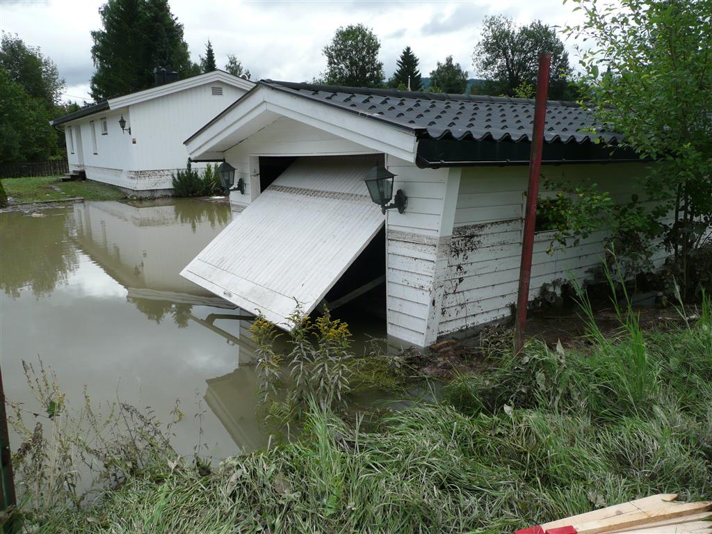 Flommen gikk her opp til vinduene i 1