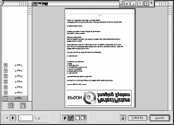 L A5 size softm.fm 10/13/99 Pass 2 Proof Sign-off: Merk: Bruk ikonet for forhåndsvisning for å veksle mellom Utskrift, Forhåndsvisning og Lagre fil-moduser. Klikk på ikonet for å velge modus.