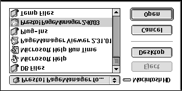 L A5 size scan.fm 10/13/99 Pass 2 Proof Sign-off: Klikk Browse. Velg en mappe og et program som støtter Scan Button og EPSON Skanner Monitor, f.eks. PageManager for EPSON.