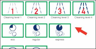 11 Foreta innstillinger i easytouch 11.8 Foreta innstillinger for rengjøringen Foreta generelle innstillinger 1. Velg f.eks. knappen 'Innstillinger' på 'Hovedsiden'. 2.