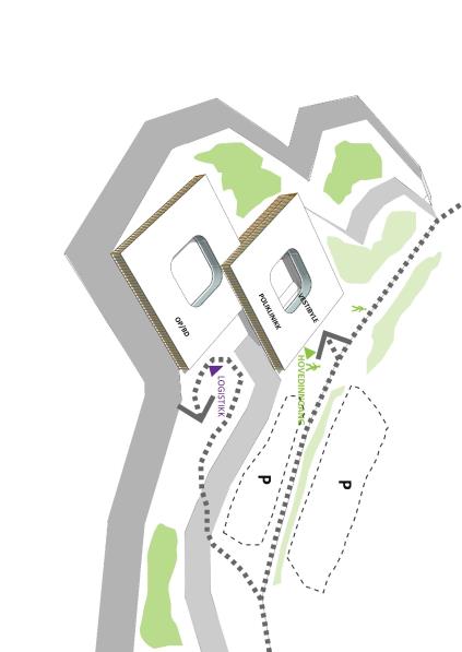 2.5 Utbygging Kristiansund Skisseprosjektet for Kristiansund omfatter i prinsippet to alternativer: 1. Hovedombygging av eksisterende sykehus 2.