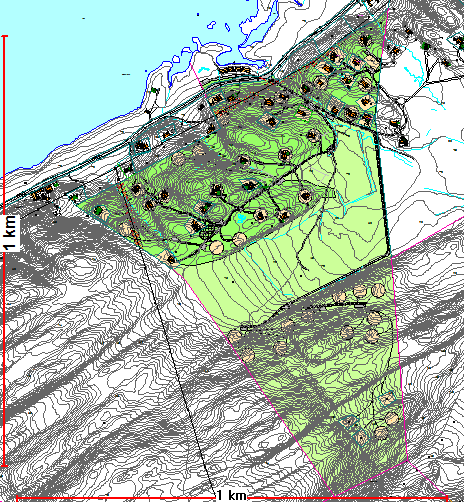 Planbeskrivelse og reguleringsbestemmelser til reguleringsplan for Raustein II - nye adkomstveger Del av gnr.