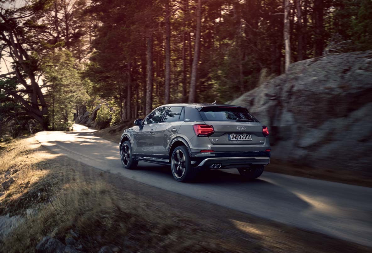 30 31 Audi Q2 viser at du liker å reise, og for hver reise oppdager du noe nytt.