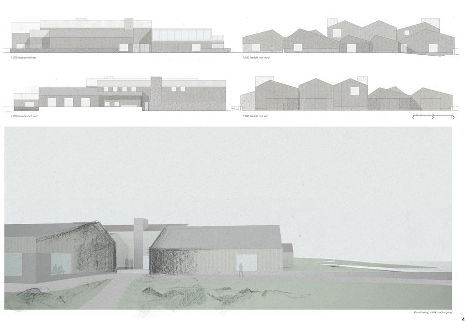 mot vest 1:200 fasade mot sør 0