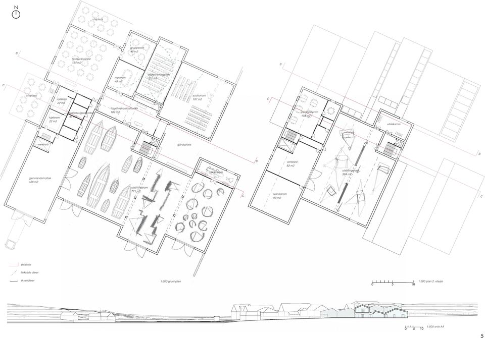 personalerom 103 m2 vareheis gårdsplass verksted 82 m2 394 m2 gjenstandsmottak 186 m2 771 m2