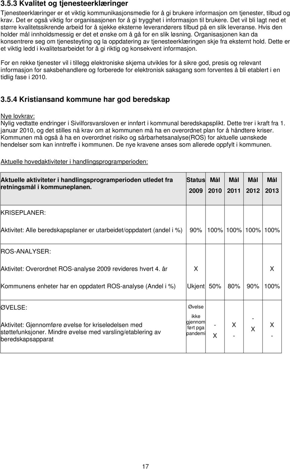 Det vil bli lagt ned et større kvalitetssikrende arbeid for å sjekke eksterne leverandørers tilbud på en slik leveranse. Hvis den holder mål innholdsmessig er det et ønske om å gå for en slik løsning.