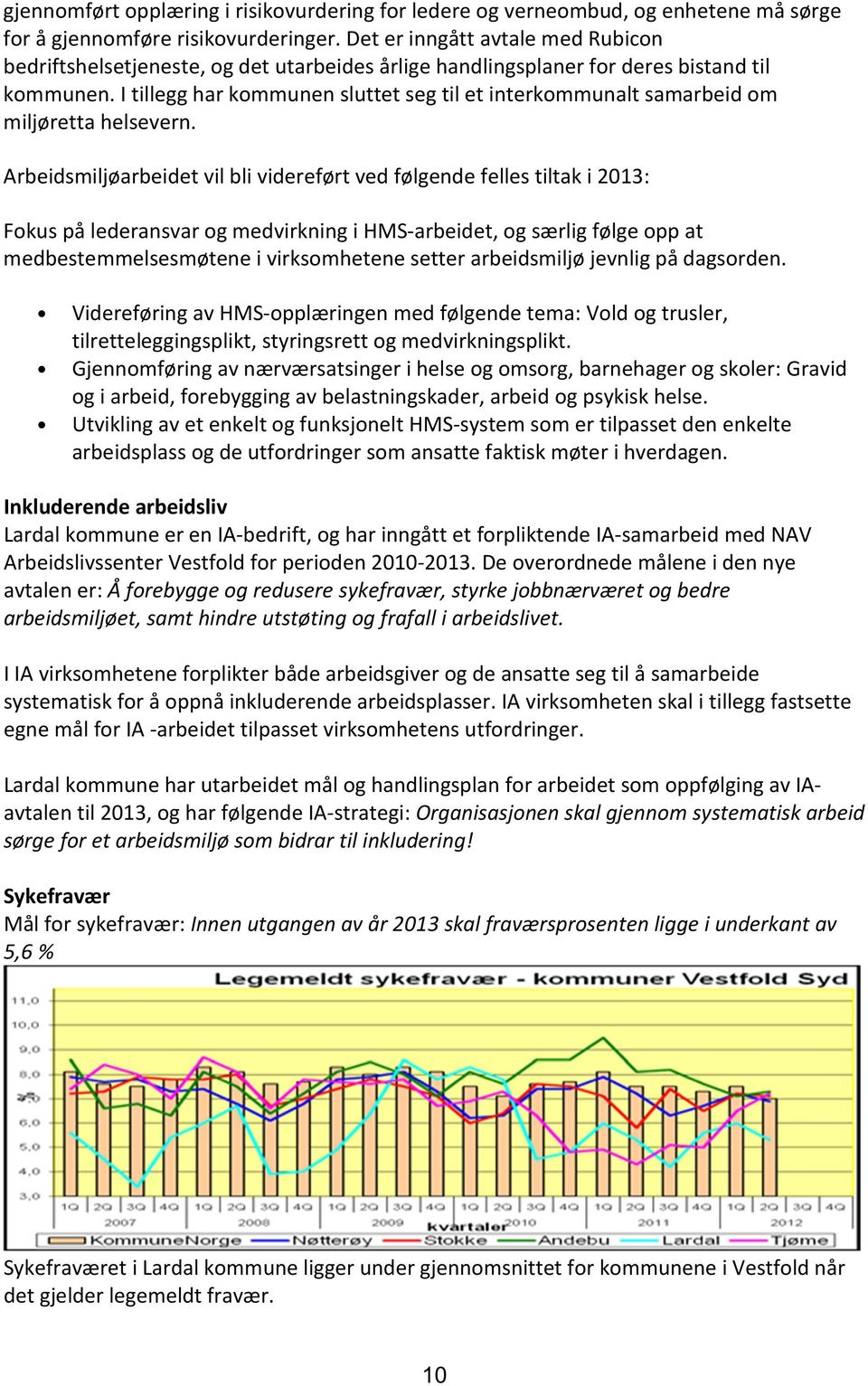 I tillegg har kommunen sluttet seg til et interkommunalt samarbeid om miljøretta helsevern.