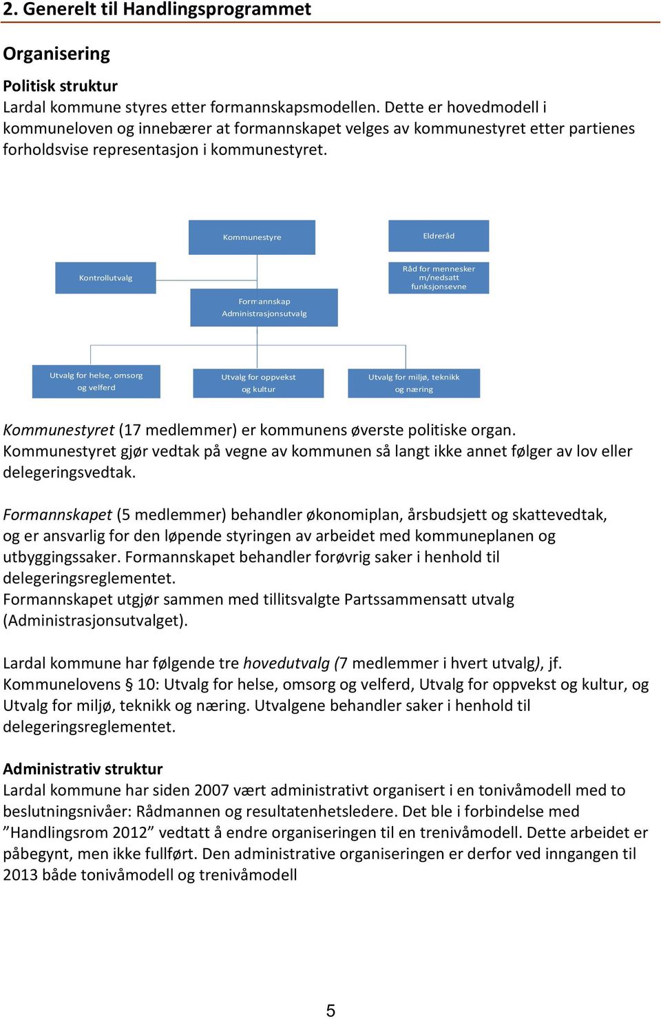 Kommunestyre Eldreråd Kontrollutvalg Råd for mennesker m/nedsatt funksjonsevne Formannskap Administrasjonsutvalg Utvalg for helse, omsorg og velferd Utvalg for oppvekst og kultur Utvalg for miljø,