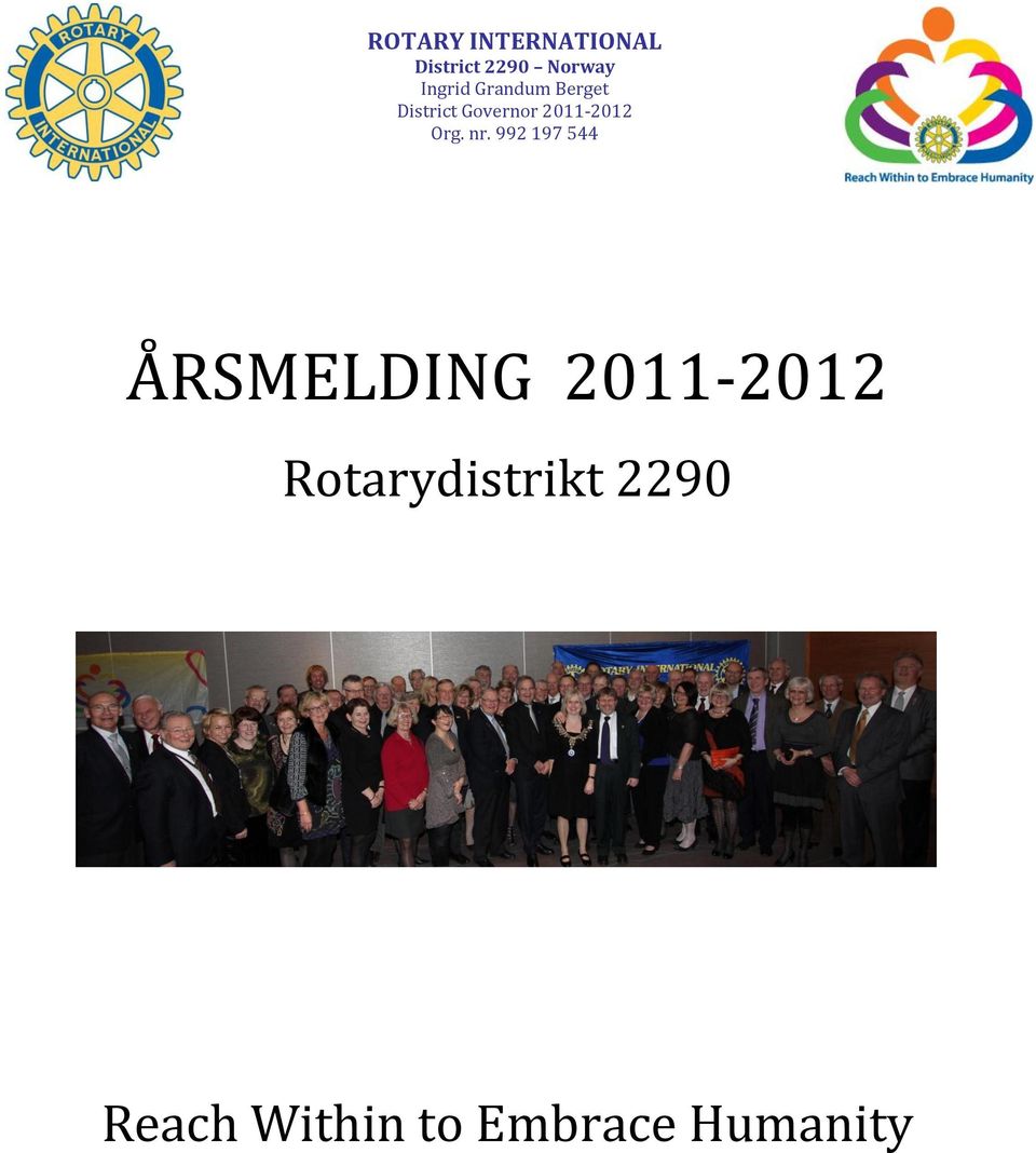 nr. 992 197 544 ÅRSMELDING 2011-2012