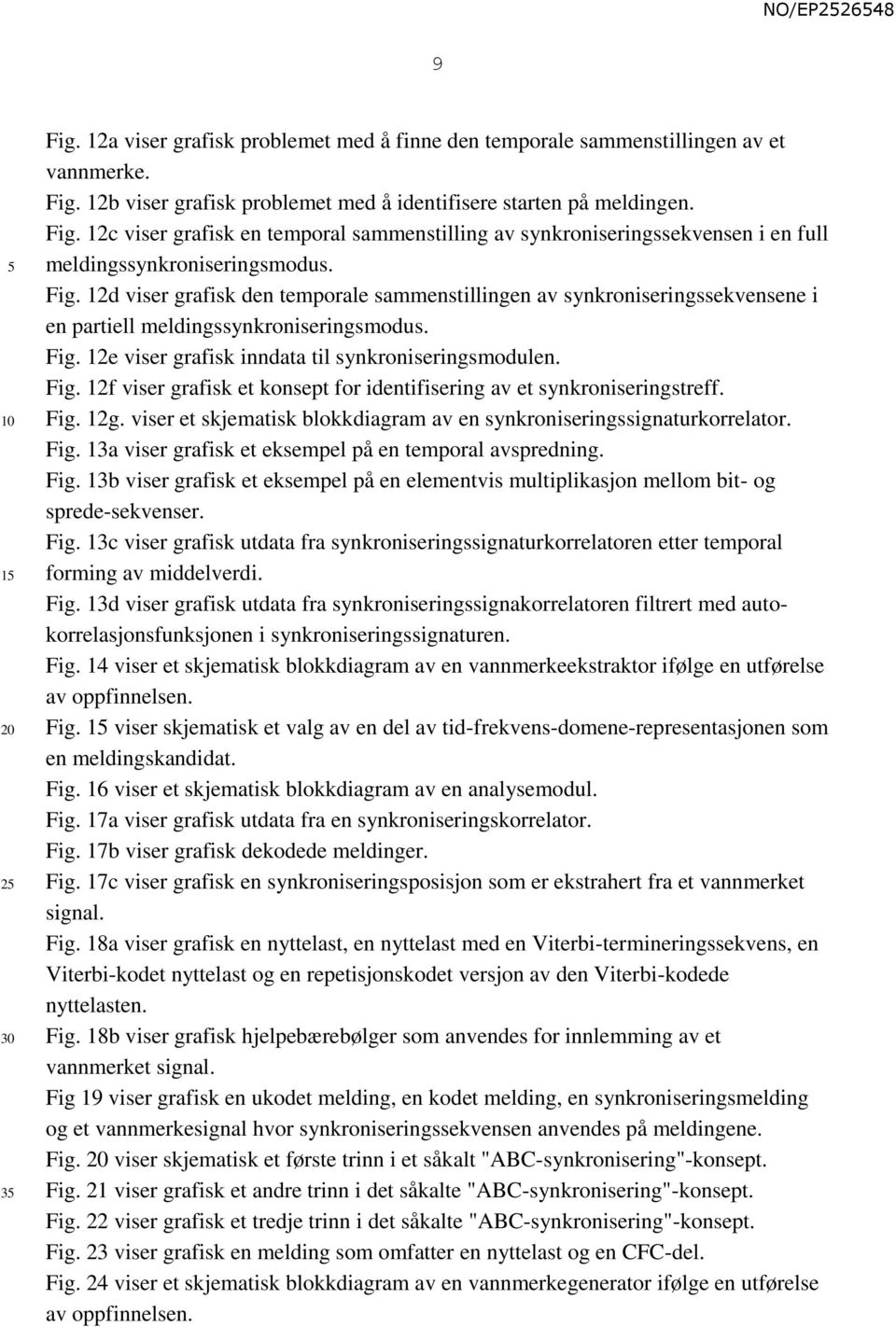 12e viser grafisk inndata til synkroniseringsmodulen. Fig. 12f viser grafisk et konsept for identifisering av et synkroniseringstreff. Fig. 12g.