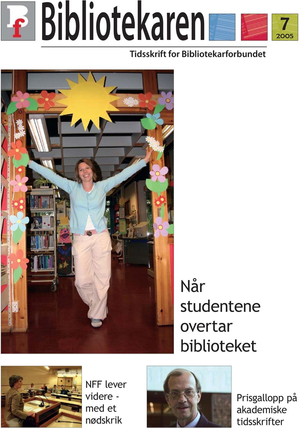 overtar biblioteket NFF lever videre -