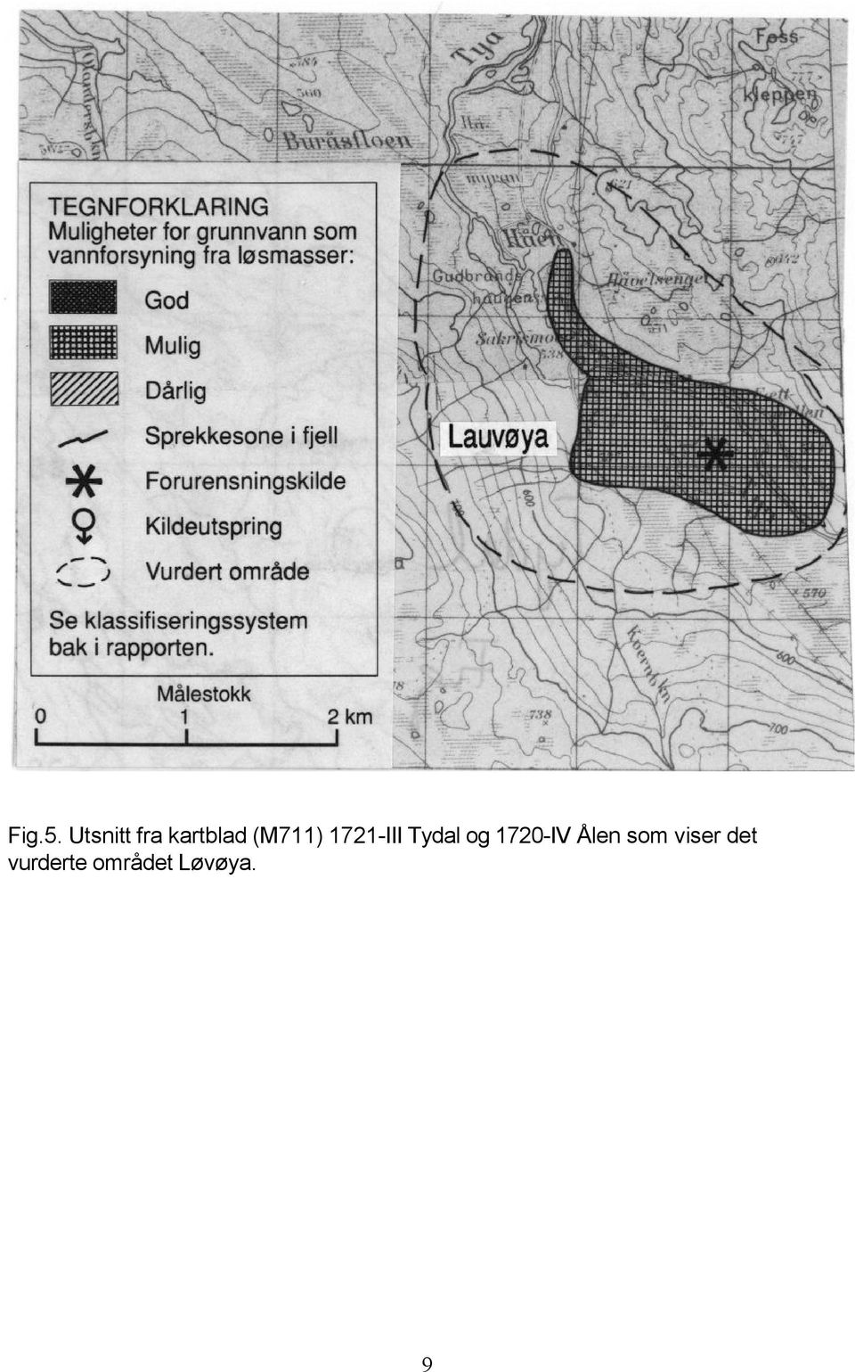 (M711) 1721-III Tydal og