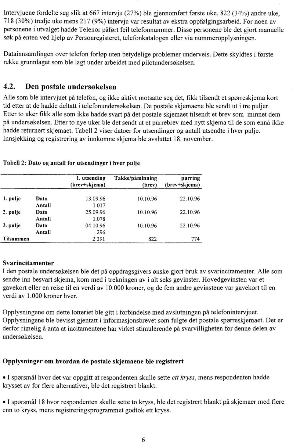 Disse personene ble det gjort manuelle søk på enten ved hjelp av Personregisteret, telefonkatalogen eller via nummeropplysningen.