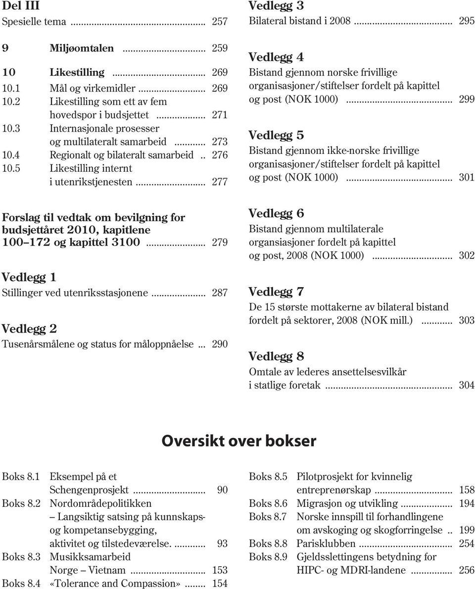 .. 295 Vedlegg 4 Bistand gjennom norske frivillige organisasjoner/stiftelser fordelt på kapittel og post (NOK 1000).