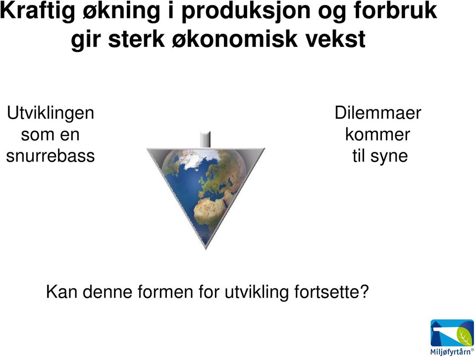 som en snurrebass Dilemmaer kommer til