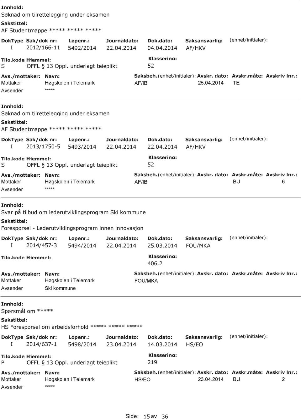 : AF/B B 6 var på tilbud om lederutviklingsprogram ki kommune Forespørsel - Lederutviklingsprogram innen innovasjon 2014/457-3 5494/2014 25.03.2014 FO/MKA Avsender ki kommune 406.