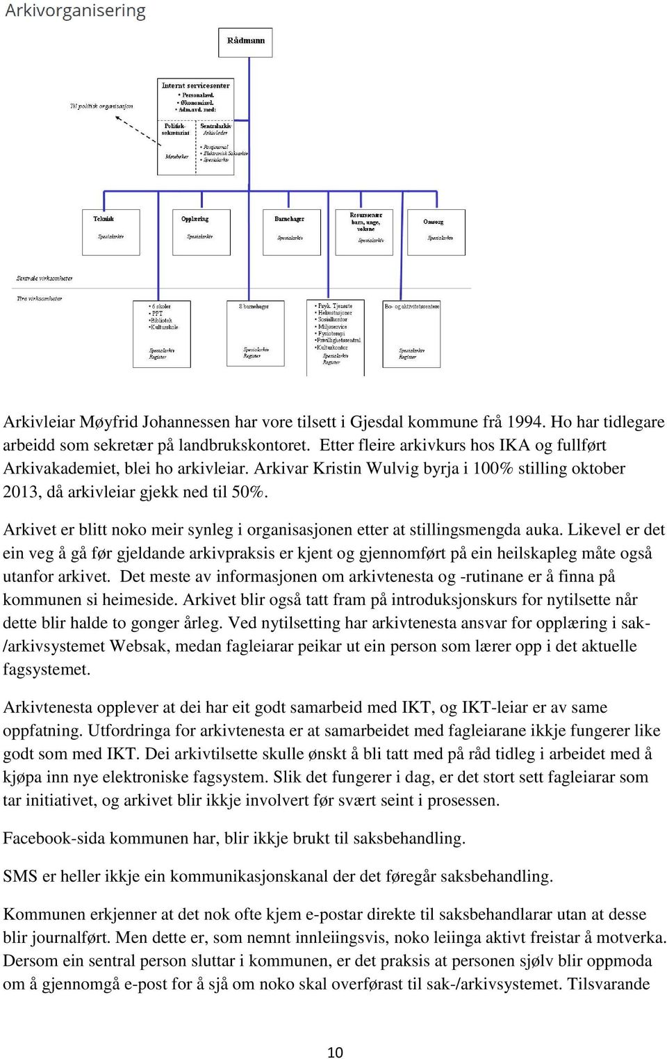 Arkivet er blitt noko meir synleg i organisasjonen etter at stillingsmengda auka.