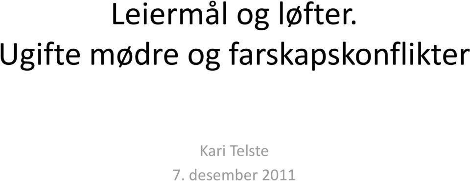 farskapskonflikter