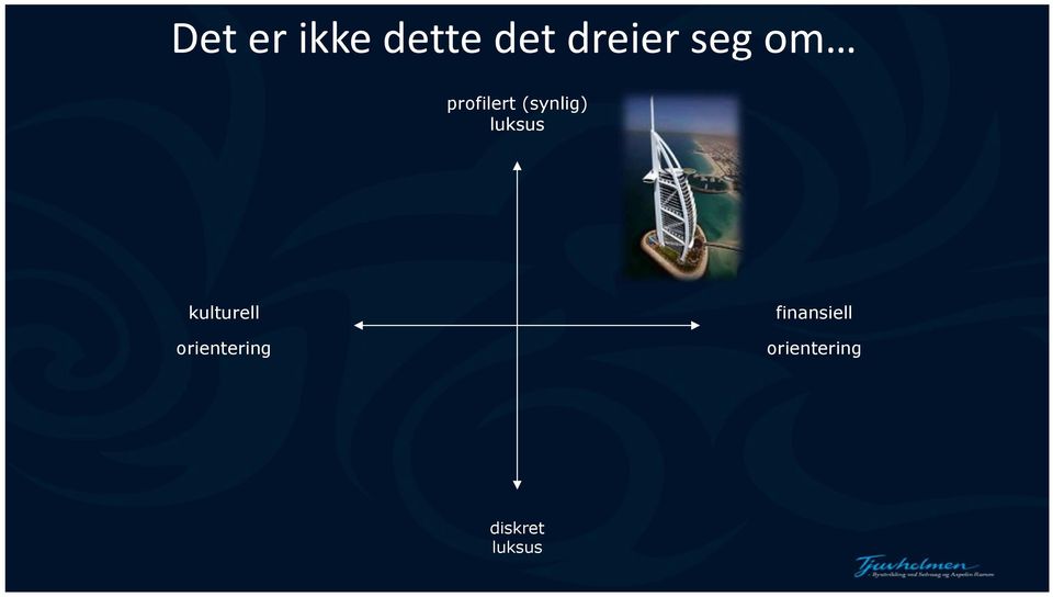 luksus kulturell orientering