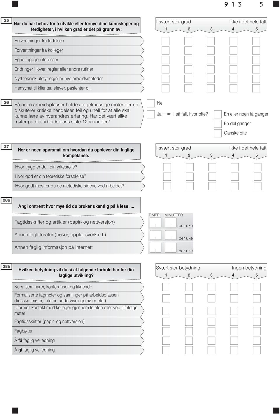 Har det vært slike møter på din arbeidsplass siste 12 måneder? I så fall, hvor ofte?