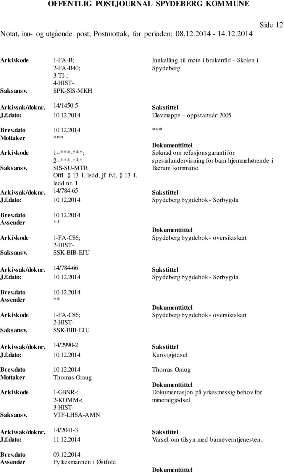 dato 10.12.2014 Avsender ** 1-FA-C86; 2-HIST- SSK-BIB-EJU Spydeberg bygdebok - oversiktskart Arkivsak/doknr. 14/784-66 Sakstittel J.f.dato: 10.12.2014 Spydeberg bygdebok - Sørbygda Brev.dato 10.12.2014 Avsender ** 1-FA-C86; 2-HIST- SSK-BIB-EJU Spydeberg bygdebok - oversiktskart Arkivsak/doknr. 14/2990-2 Sakstittel J.