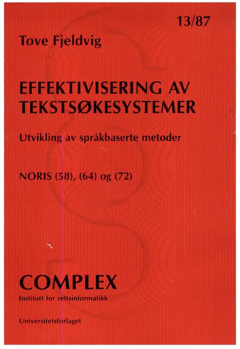 metoder NORIS (58), (64) og (72) COMPLEX