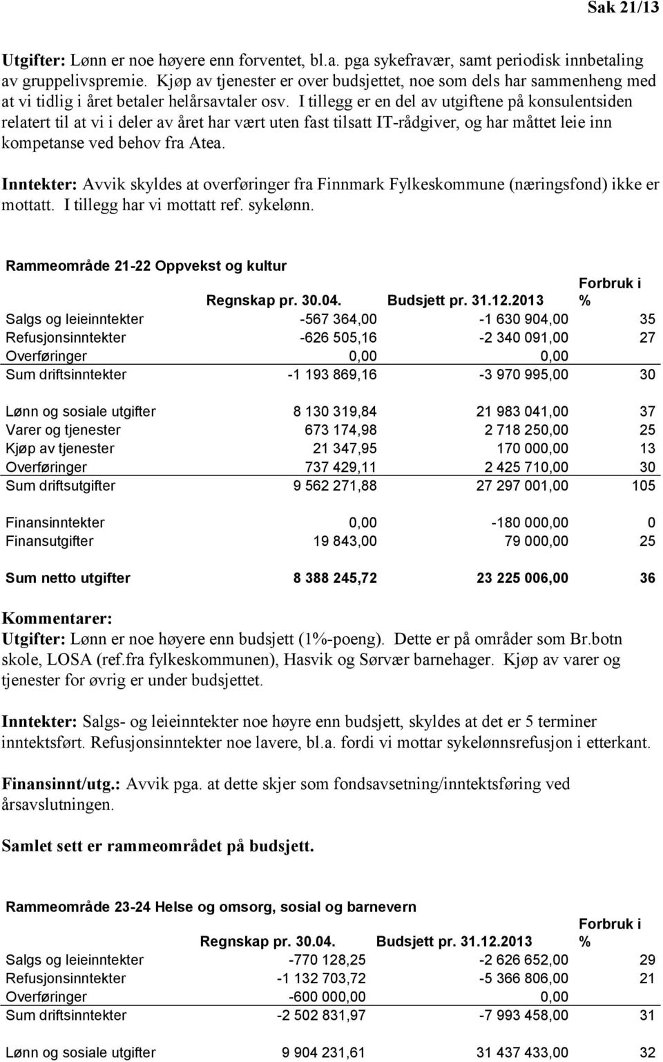 I tillegg er en del av utgiftene på konsulentsiden relatert til at vi i deler av året har vært uten fast tilsatt IT-rådgiver, og har måttet leie inn kompetanse ved behov fra Atea.