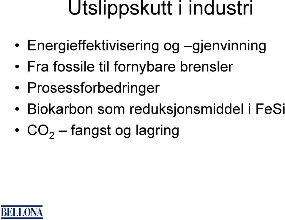 fossile til fornybare brensler