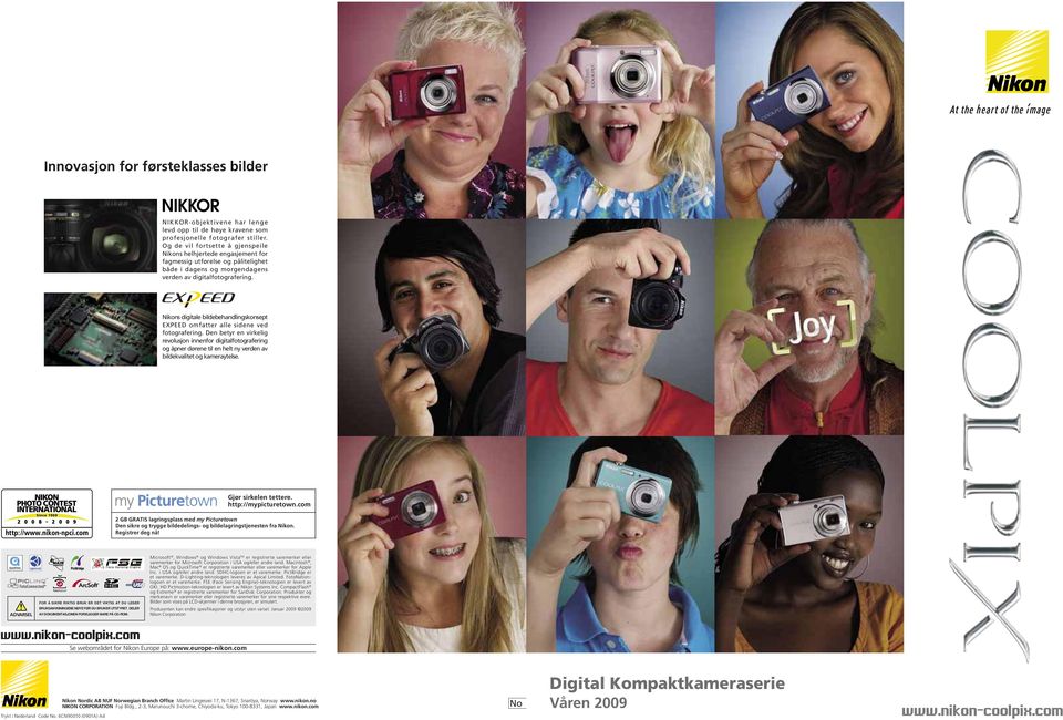 Nikons digitale bildebehandlingskonsept EXPEED omfatter alle sidene ved fotografering.