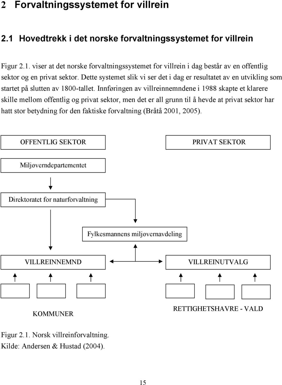 Innføringen av villreinnemndene i 1988 skapte et klarere skille mellom offentlig og privat sektor, men det er all grunn til å hevde at privat sektor har hatt stor betydning for den faktiske