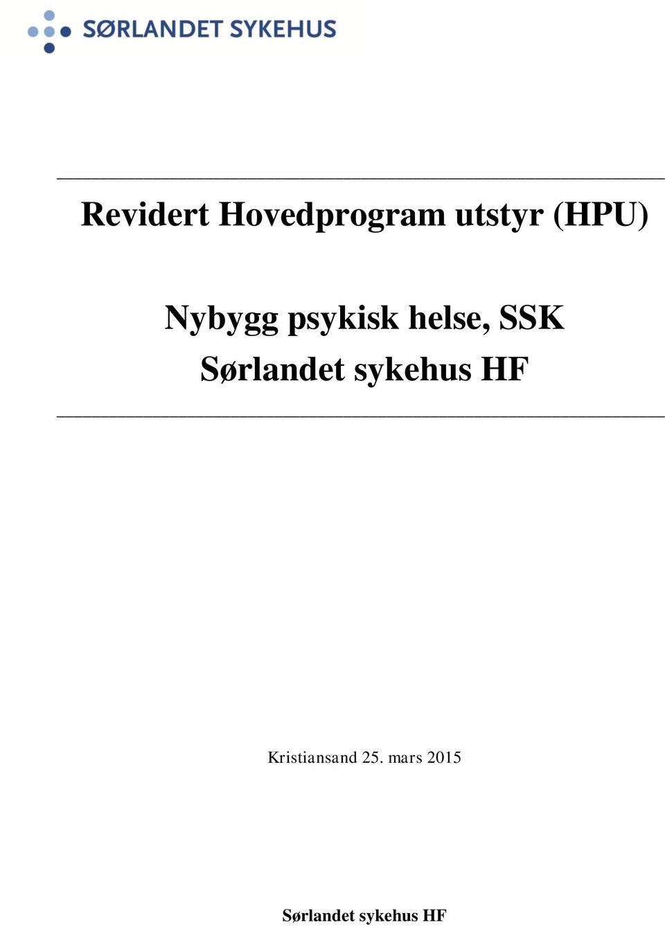 Sørlandet sykehus HF