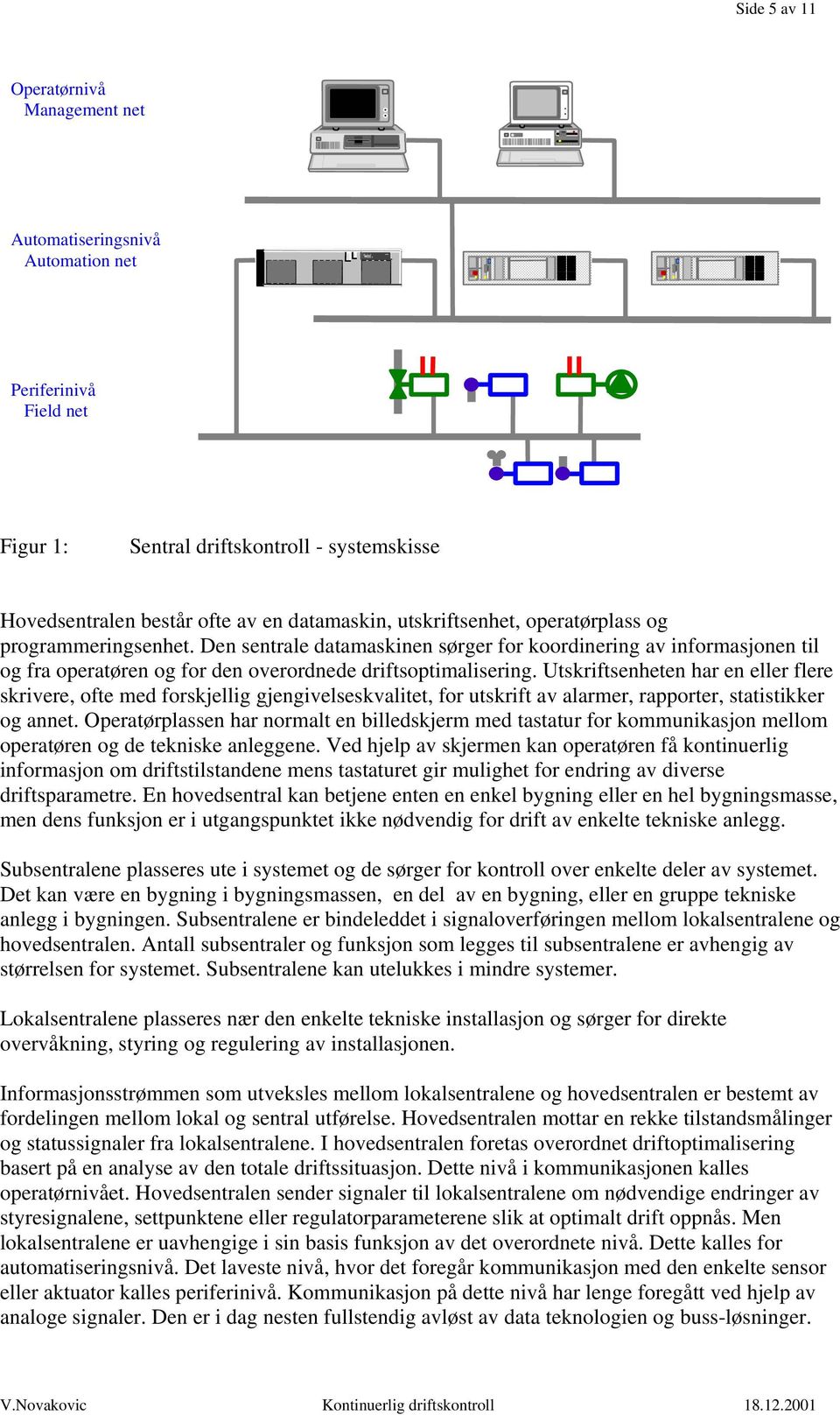 Utskriftsenheten har en eller flere skrivere, ofte med forskjellig gjengivelseskvalitet, for utskrift av alarmer, rapporter, statistikker og annet.