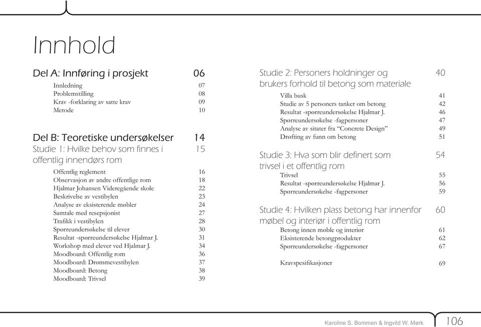 Spørreundersøkelse til elever Resultat -spørreundersøkelse Hjalmar J. Workshop med elever ved Hjalmar J.