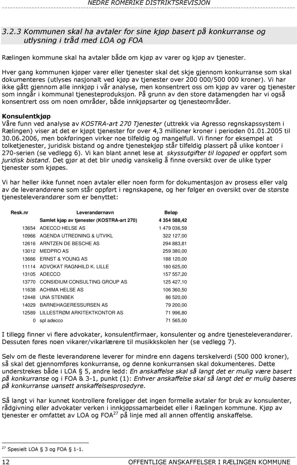 Vi har ikke gått gjennom alle innkjøp i vår analyse, men konsentrert oss om kjøp av varer og tjenester som inngår i kommunal tjenesteproduksjon.