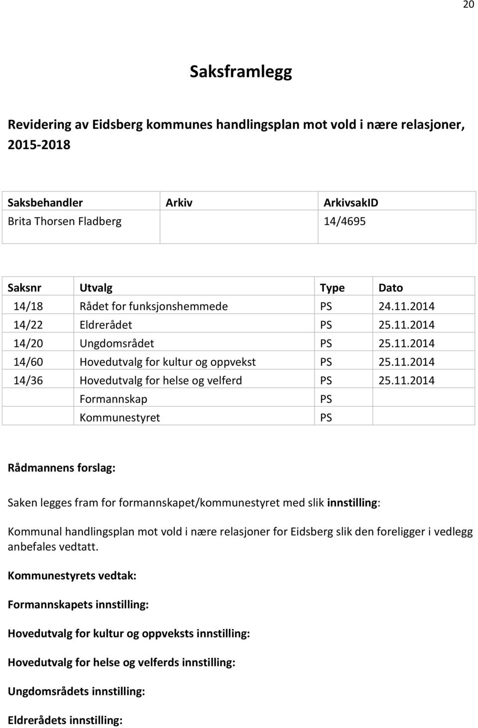 2014 14/22 Eldrerådet 25.11.