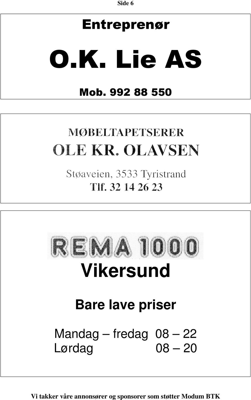 992 88 550 Vikersund Bare