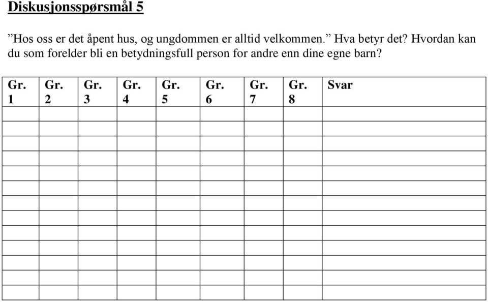 Hvordan kan du som forelder bli en betydningsfull