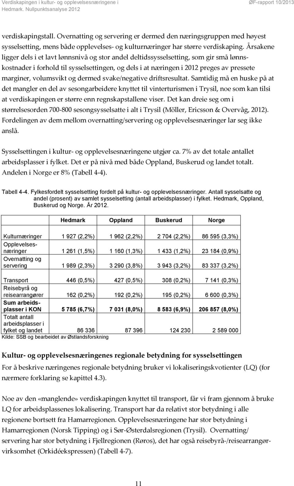 volumsvikt og dermed svake/negative driftsresultat.