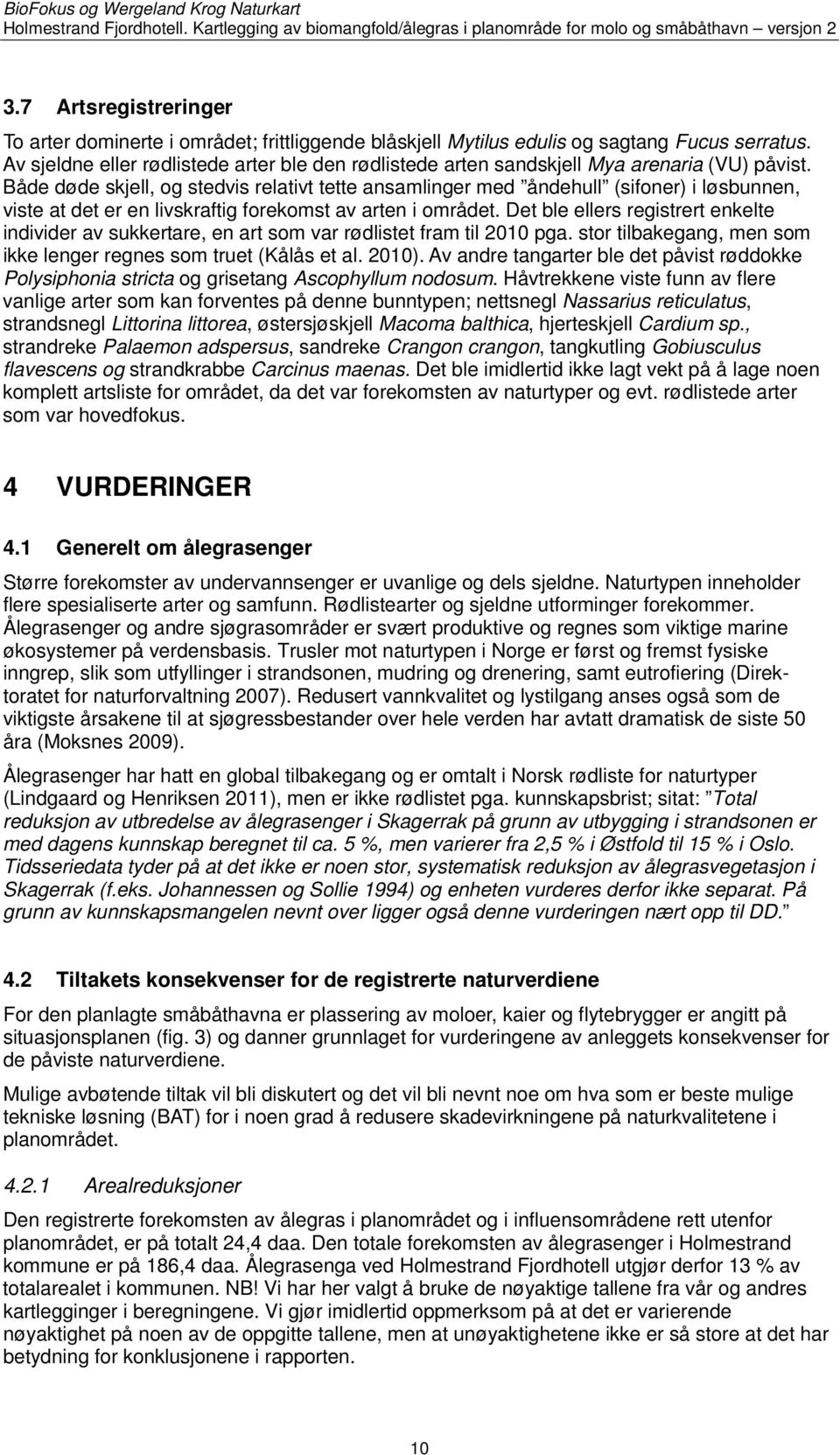 Både døde skjell, og stedvis relativt tette ansamlinger med åndehull (sifoner) i løsbunnen, viste at det er en livskraftig forekomst av arten i området.