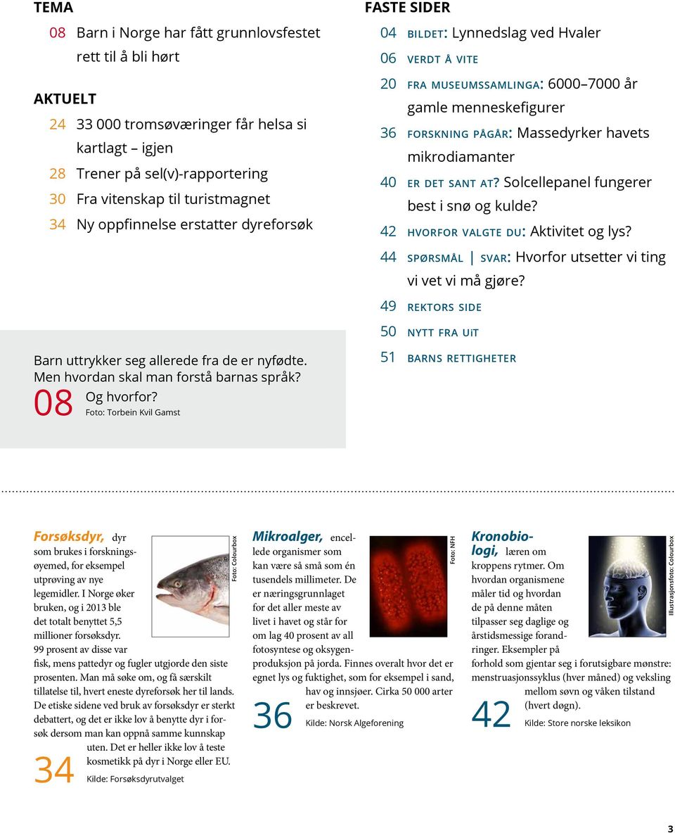 mikrodiamanter 40 er det sant at? Solcellepanel fungerer best i snø og kulde? 42 hvorfor valgte du: Aktivitet og lys? 44 spørsmål svar: Hvorfor utsetter vi ting vi vet vi må gjøre?