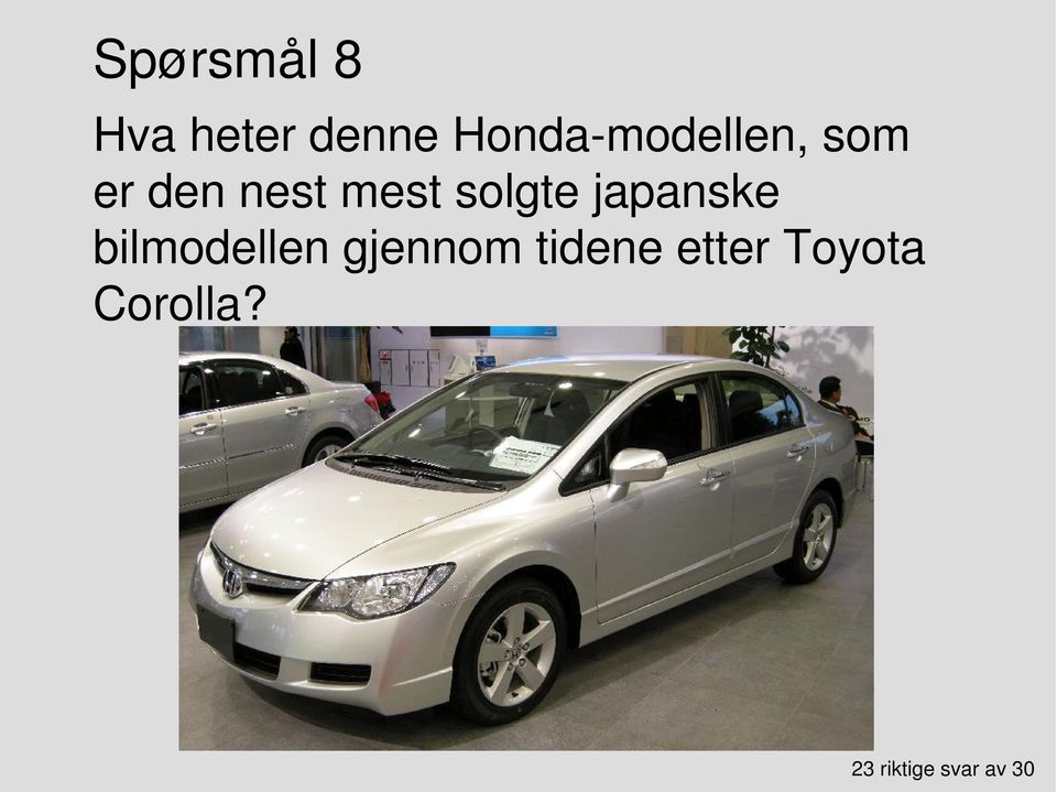 solgte japanske bilmodellen gjennom