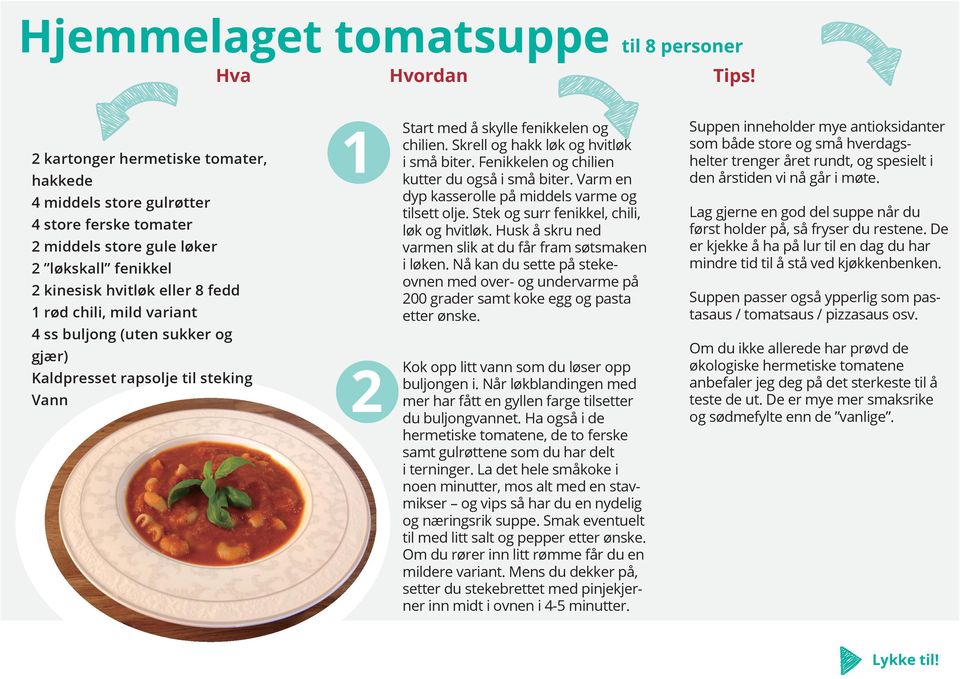 Fenikkelen og chilien kutter du også i små biter. Varm en dyp kasserolle på middels varme og tilsett olje. Stek og surr fenikkel, chili, løk og hvitløk.