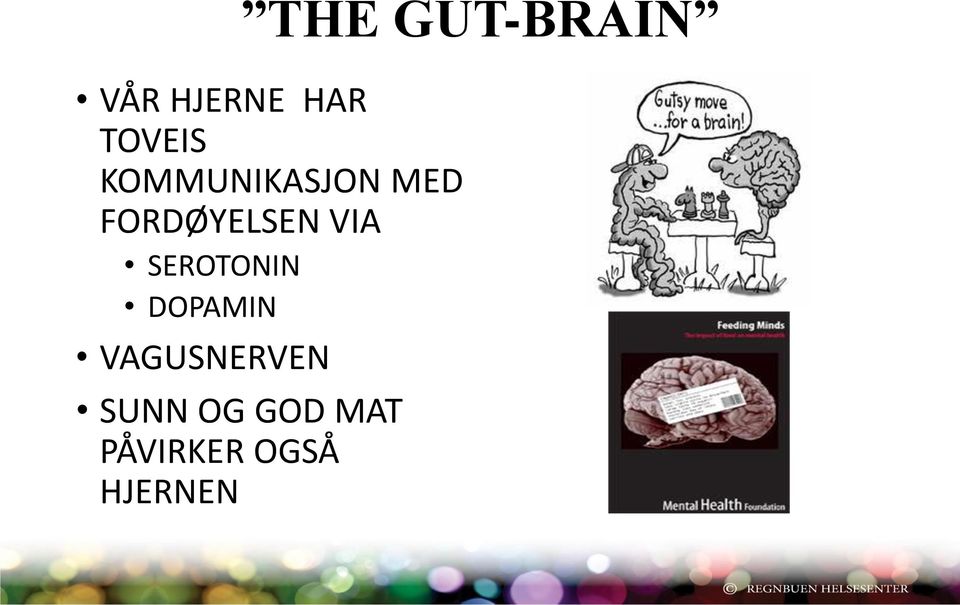 FORDØYELSEN VIA SEROTONIN DOPAMIN