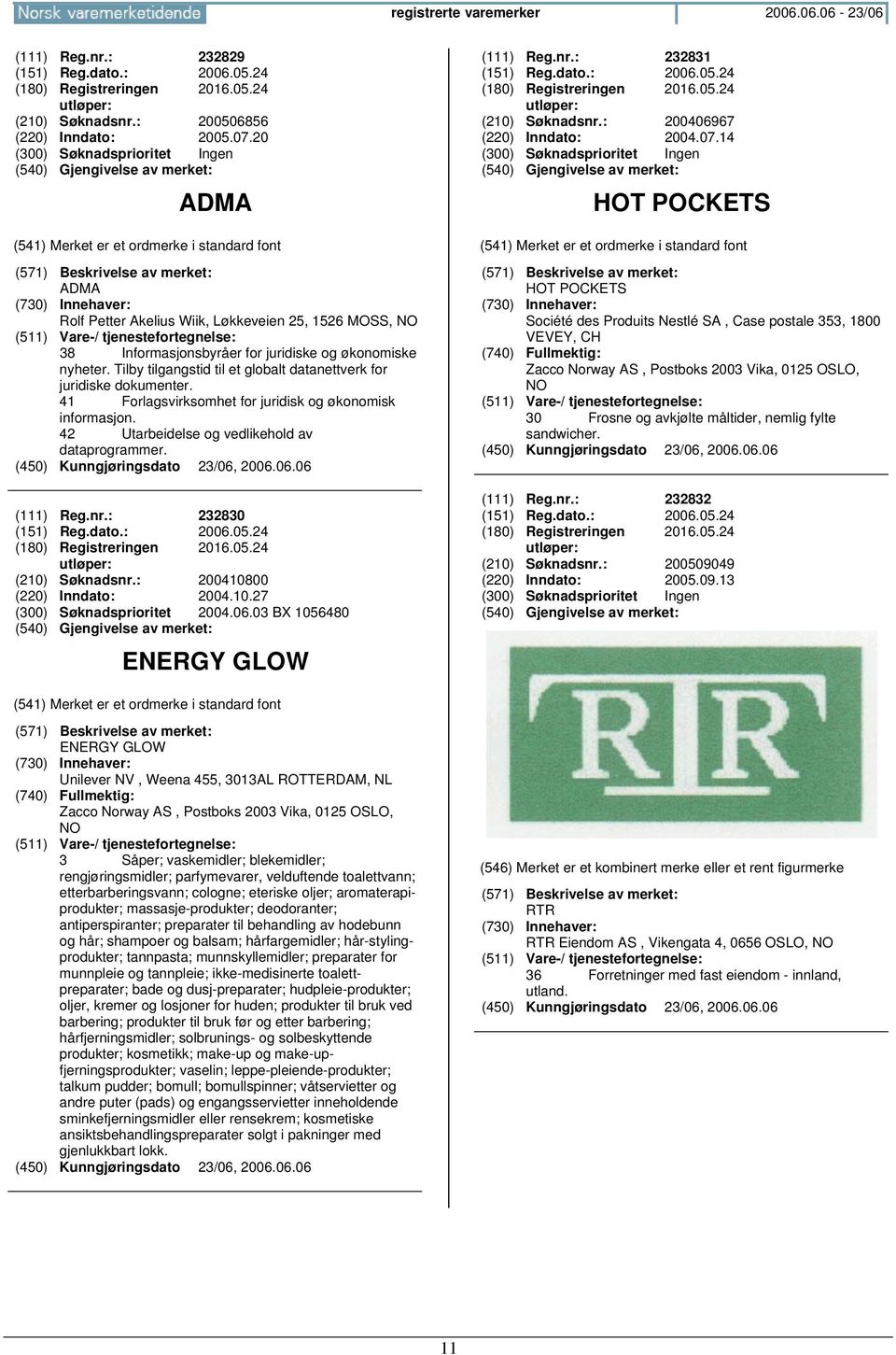 41 Forlagsvirksomhet for juridisk og økonomisk informasjon. 42 Utarbeidelse og vedlikehold av dataprogrammer. (111) Reg.nr.: 232830 (151) Reg.dato.: 2006.05.24 (180) Registreringen 2016.05.24 (210) Søknadsnr.