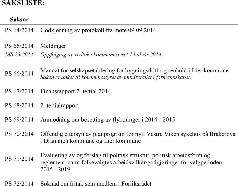 tertial 2014 PS 68/2014 2.