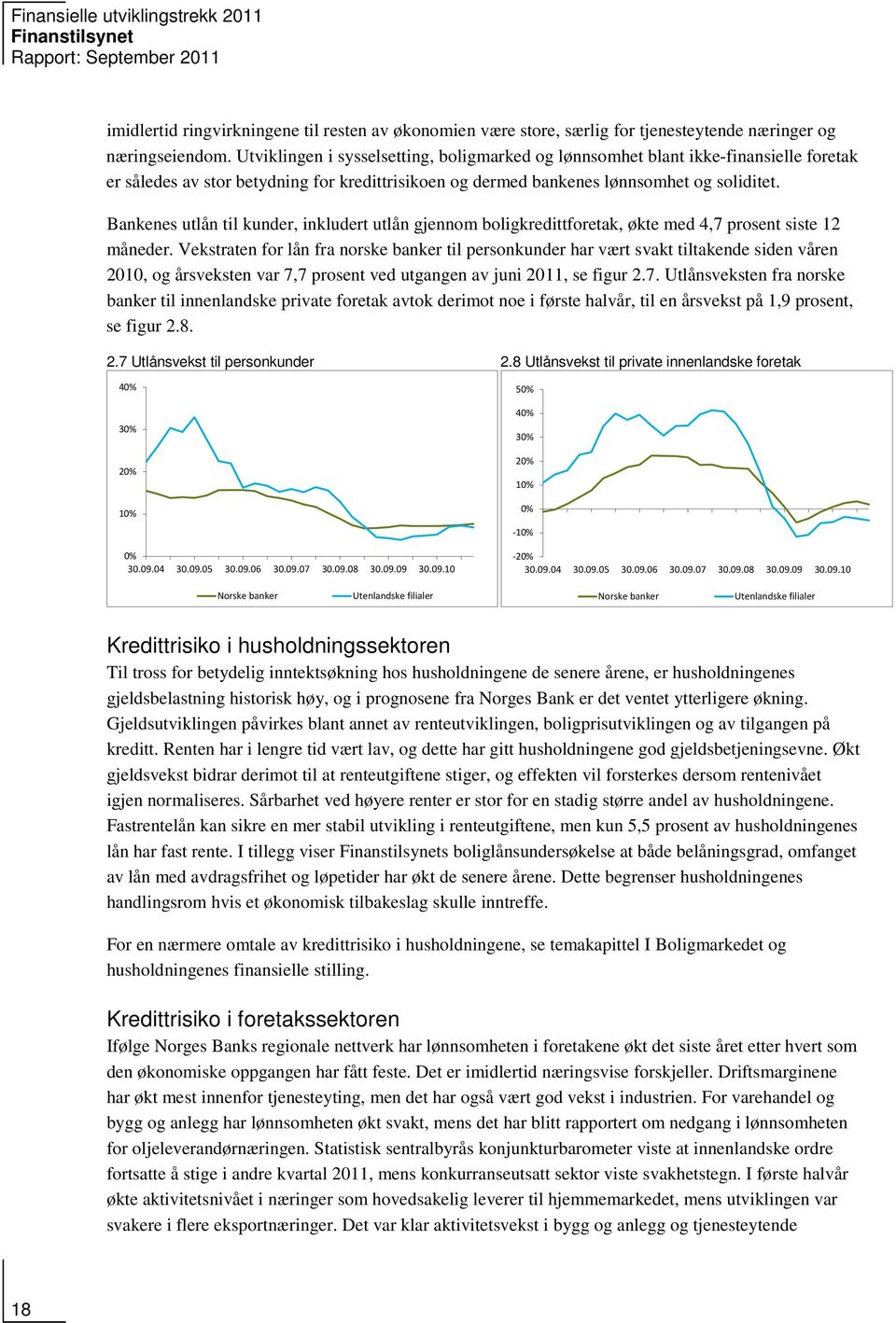 Bankenes utlån til kunder, inkludert utlån gjennom boligkredittforetak, økte med 4,7 prosent siste 12 måneder.